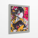 Geisha Carmesí - Puffy Design | Cuadro decorativo de Canvas Lab