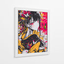 Geisha Carmesí - Puffy Design | Cuadro decorativo de Canvas Lab