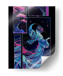 Ola Lunar - Puffy Design | Cuadro decorativo de Canvas Lab