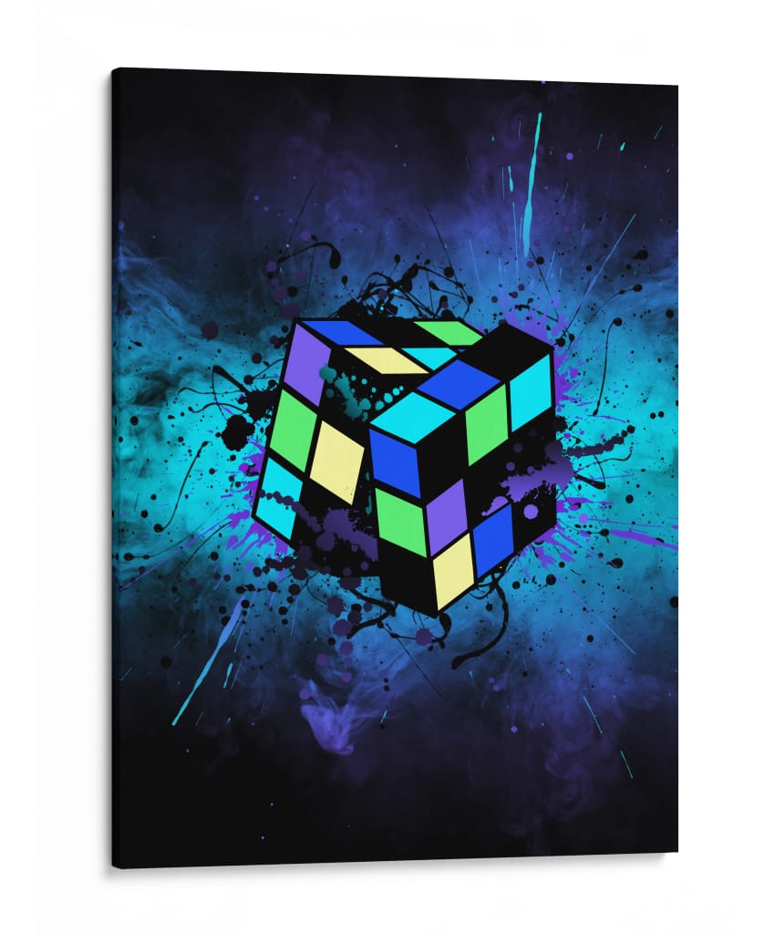 Cubo Absurdo - Puffy Design | Cuadro decorativo de Canvas Lab