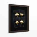 Póker de Oro - Puffy Design | Cuadro decorativo de Canvas Lab