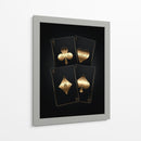 Póker de Oro - Puffy Design | Cuadro decorativo de Canvas Lab