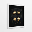 Póker de Oro - Puffy Design | Cuadro decorativo de Canvas Lab