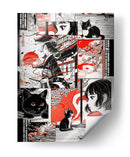 Tinta y Felinos - Puffy Design | Cuadro decorativo de Canvas Lab