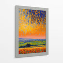 Campo Amarillo y Violeta - DEA Digital Esoteric Art | Cuadro decorativo de Canvas Lab