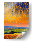 Campo Amarillo y Violeta - DEA Digital Esoteric Art | Cuadro decorativo de Canvas Lab
