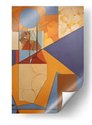 Fresco Violeta y Amarillo - DEA Digital Esoteric Art | Cuadro decorativo de Canvas Lab