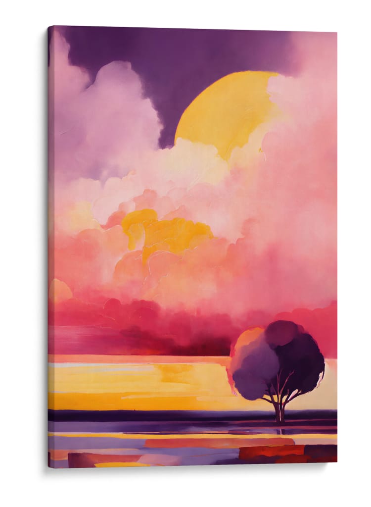 Camino Violeta y Rosa - DEA Digital Esoteric Art | Cuadro decorativo de Canvas Lab