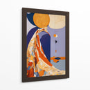 Atuendo Amarillo y Violeta - DEA Digital Esoteric Art | Cuadro decorativo de Canvas Lab