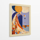 Atuendo Amarillo y Violeta - DEA Digital Esoteric Art | Cuadro decorativo de Canvas Lab