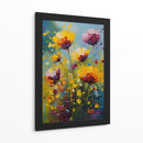 Flores Amarillas y Violeta - DEA Digital Esoteric Art | Cuadro decorativo de Canvas Lab