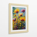 Flores Amarillas y Violeta - DEA Digital Esoteric Art | Cuadro decorativo de Canvas Lab