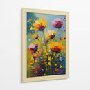 Flores Amarillas y Violeta - DEA Digital Esoteric Art | Cuadro decorativo de Canvas Lab