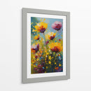 Flores Amarillas y Violeta - DEA Digital Esoteric Art | Cuadro decorativo de Canvas Lab