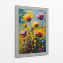 Flores Amarillas y Violeta - DEA Digital Esoteric Art | Cuadro decorativo de Canvas Lab