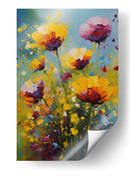 Flores Amarillas y Violeta - DEA Digital Esoteric Art | Cuadro decorativo de Canvas Lab