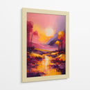 Paisaje Amarillo y Violeta - DEA Digital Esoteric Art | Cuadro decorativo de Canvas Lab