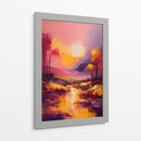 Paisaje Amarillo y Violeta - DEA Digital Esoteric Art | Cuadro decorativo de Canvas Lab