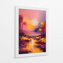 Paisaje Amarillo y Violeta - DEA Digital Esoteric Art | Cuadro decorativo de Canvas Lab