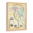 Mapa De La Vendimia De Egipto - J. Rapkin | Cuadro decorativo de Canvas Lab