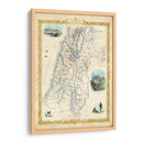 Mapa Vintage De Palestina - J. Rapkin | Cuadro decorativo de Canvas Lab