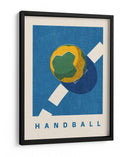 Acción de balonmano retro - Daniel Coulmann | Cuadro decorativo de Canvas Lab