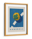 Acción de balonmano retro - Daniel Coulmann | Cuadro decorativo de Canvas Lab
