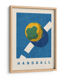 Acción de balonmano retro - Daniel Coulmann | Cuadro decorativo de Canvas Lab