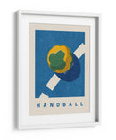 Acción de balonmano retro - Daniel Coulmann | Cuadro decorativo de Canvas Lab