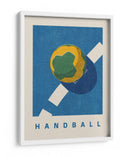 Acción de balonmano retro - Daniel Coulmann | Cuadro decorativo de Canvas Lab