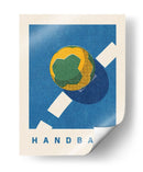 Acción de balonmano retro - Daniel Coulmann | Cuadro decorativo de Canvas Lab
