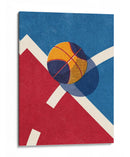 Baloncesto Retro Court - Daniel Coulmann | Cuadro decorativo de Canvas Lab
