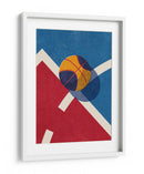 Baloncesto Retro Court - Daniel Coulmann | Cuadro decorativo de Canvas Lab