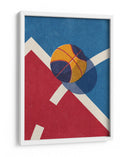 Baloncesto Retro Court - Daniel Coulmann | Cuadro decorativo de Canvas Lab