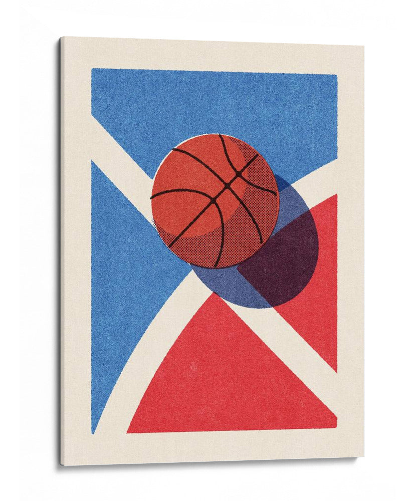 Baloncesto Bold Court - Daniel Coulmann | Cuadro decorativo de Canvas Lab