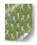 Acción de cricket clásica - Nicholas | Cuadro decorativo de Canvas Lab