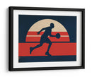 Baloncesto retro al atardecer - Fluidys Studio IV | Cuadro decorativo de Canvas Lab