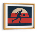 Baloncesto retro al atardecer - Fluidys Studio IV | Cuadro decorativo de Canvas Lab