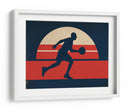 Baloncesto retro al atardecer - Fluidys Studio IV | Cuadro decorativo de Canvas Lab