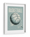Acción de baloncesto retro - Andreas Magnusson | Cuadro decorativo de Canvas Lab