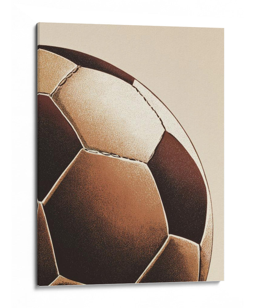 Balón de futbol antiguo - Andreas Magnusson | Cuadro decorativo de Canvas Lab