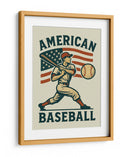 American Baseball Player - Fluidys Studio IV | Cuadro decorativo de Canvas Lab