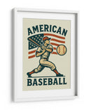 American Baseball Player - Fluidys Studio IV | Cuadro decorativo de Canvas Lab