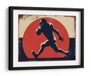 Acción de futbol americano retro - Fluidys Studio IV | Cuadro decorativo de Canvas Lab