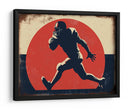 Acción de futbol americano retro - Fluidys Studio IV | Cuadro decorativo de Canvas Lab