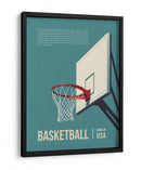 Aro de baloncesto retro - Andreas Magnusson | Cuadro decorativo de Canvas Lab