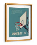 Aro de baloncesto retro - Andreas Magnusson | Cuadro decorativo de Canvas Lab