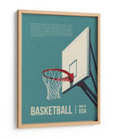 Aro de baloncesto retro - Andreas Magnusson | Cuadro decorativo de Canvas Lab