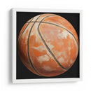 Balón de baloncesto naranja desgastado - Marika Barsrsind | Cuadro decorativo de Canvas Lab