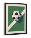Afiche de futbol gráfico retro - Daniel Coulmann | Cuadro decorativo de Canvas Lab